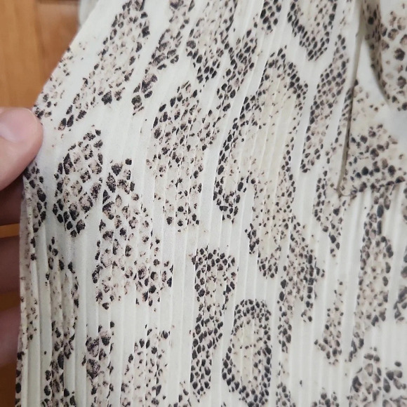 Anthropologies-Current Air Olivia Snake-Printed Flowy Midi Dress Size Medium - Picture 7 of 15